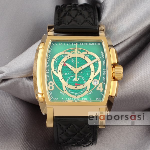 HK1004-İNVİCTA S1 TOURİNG YEŞİL KADRAN ROSE GOLD TL KDV