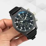 HK2807-IWC SİYAH KADRAN ERKEK KOL SAATİ