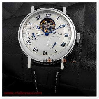 HK1615-BREGUET POWER RESERVE TOURBİLLİON BEYAZ KADRAN