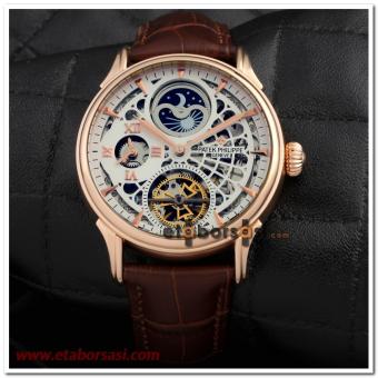 HK1632-PATEK PHİLİPPE GENEVE İSKELET ROSE GOLD