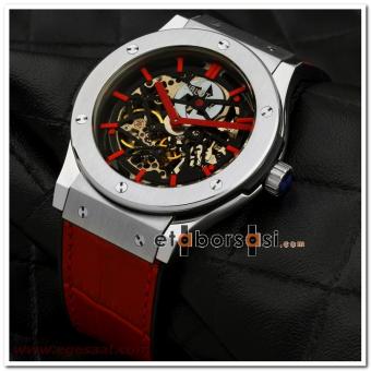 HK1714-HUBLOT BİG BANG VENDOME KIRMIZI KORDONLU