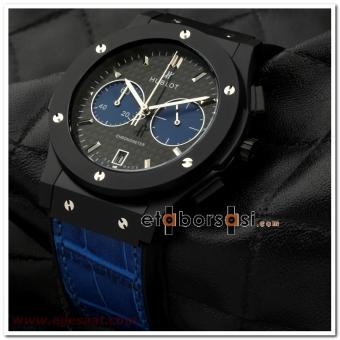 HK1739-HUBLOT BİG BANG VENDOME PVD KASA LACİVERT KORDONL