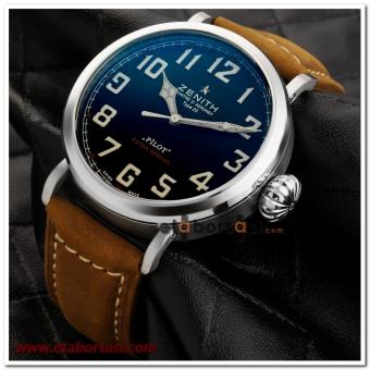 HK1882-ZENİTH MONTREO AERONEF PİLOT GÜMÜŞ KASA