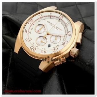 HK1965-PORSCHE DESİGN DASHBOARD GOLD KASA ERKEK SAATİ