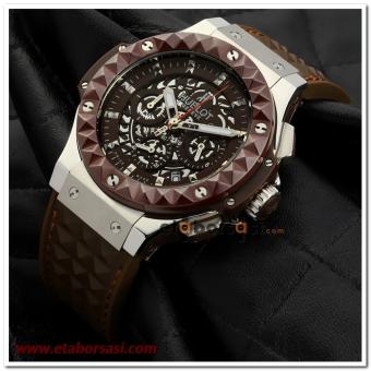 HK1984-HUBLOT BİG BANG DEPECHE MODE KAHVERENGİ