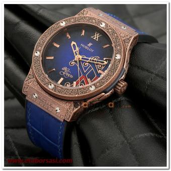 HK2100-HUBLOT BİG BANG İŞLEMELİ ROSE GOLD
