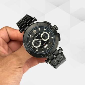 HK3095-VERSACE SİYAH KASA ERKEK KOL SAATİ