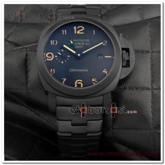 HK839-PANERAİ LUMİNOR GMT CERAMİC ERKEK SAATİ