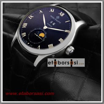 HK1377-PATEK PHİLİPPE GMT TOURBİLLİON GÜMÜŞ KASA