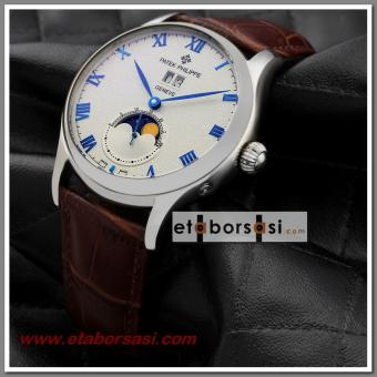 HK1378-PATEK PHİLİPPE GMT TOURBİLLİON GÜMÜŞ KASA