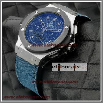 HK1488-HUBLOT BİG BANG KUMAŞ KORDONLU SAAT