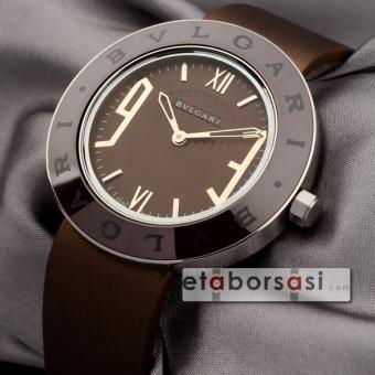 HK1171-BVLGARİ STELL KAHVERENGİ BAYAN SAATİ