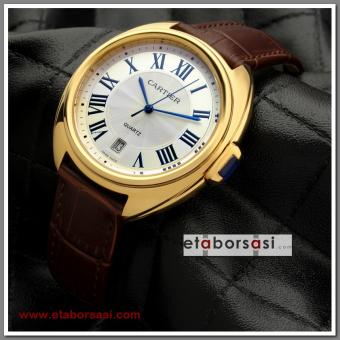 HK1321-CARTİER SIHH SARI KASA BEYAZ KADRAN