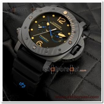 HK554-PANERAİ LUMİNOR CARBOTECH GP ERKEK SAATİ