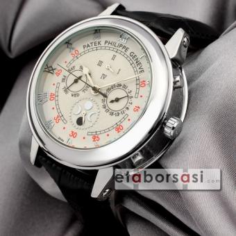 HK1143-PATEK PHİLİPPE GENEVE SKY MOON TOURBİLLİON GÜMÜŞ KASA