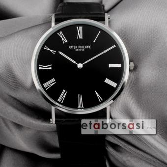 HK1135-PATEK PHİLİPPE GENEVE YAPRAK MODELİ GÜMÜŞ KASA BLACK