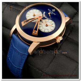 HK1212-PATEK PHİLİPPE GENEVE DUAL TİME RESERVE ERKEK SAATİ