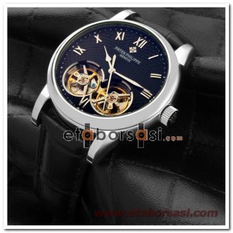 HK1523-PATEK PHİLİPPE DOUBLE TOURBİLLİON SİYAH